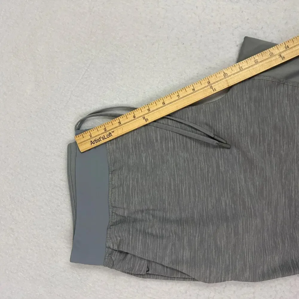Lululemon T.H.E. Short Mens XL Gray Heathered Linerless Training Athletic